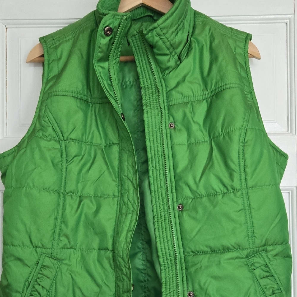 New York & Company Vibrant Green Women's Vest - Picture 4 of 4